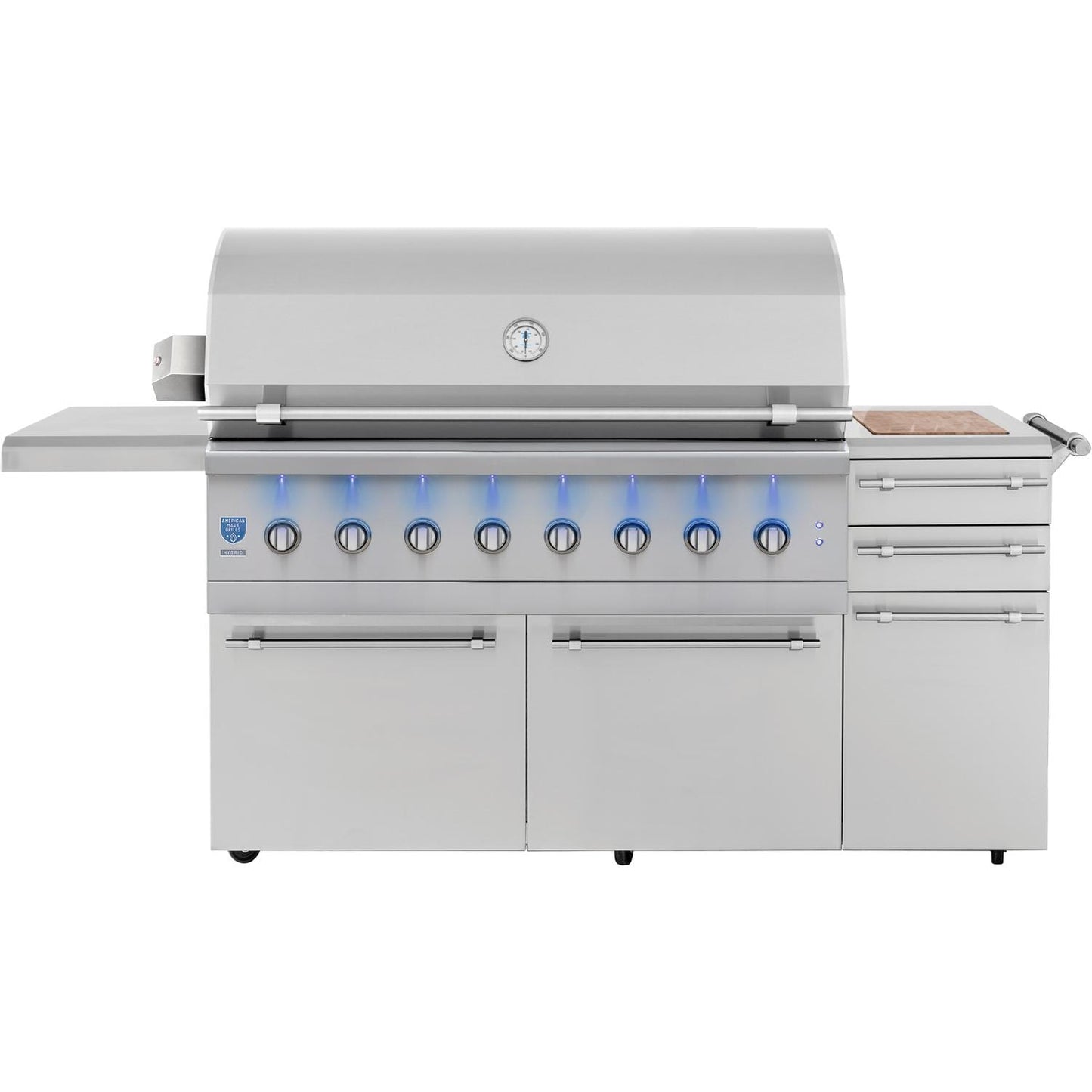 American Made Grills Encore 54-Inch Freestanding Hybrid Grill - Propane - ENCFS54-LP - Image 1