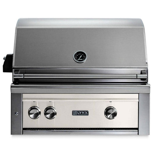 Lynx Professional 30 Inch Built-In All Infrared Trident Natural Gas Grill w/ Rotisserie in Glacier - L30ATR-GLNG - Image 1