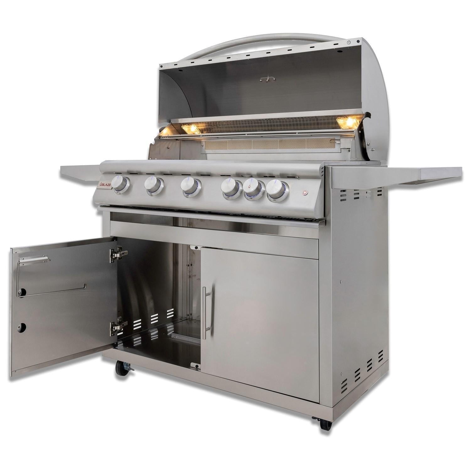 Blaze LTE+ 40-in 5-Burner Propane Grill w/ Lift-Assist Hood & Rear Infrared Burner - Image 2