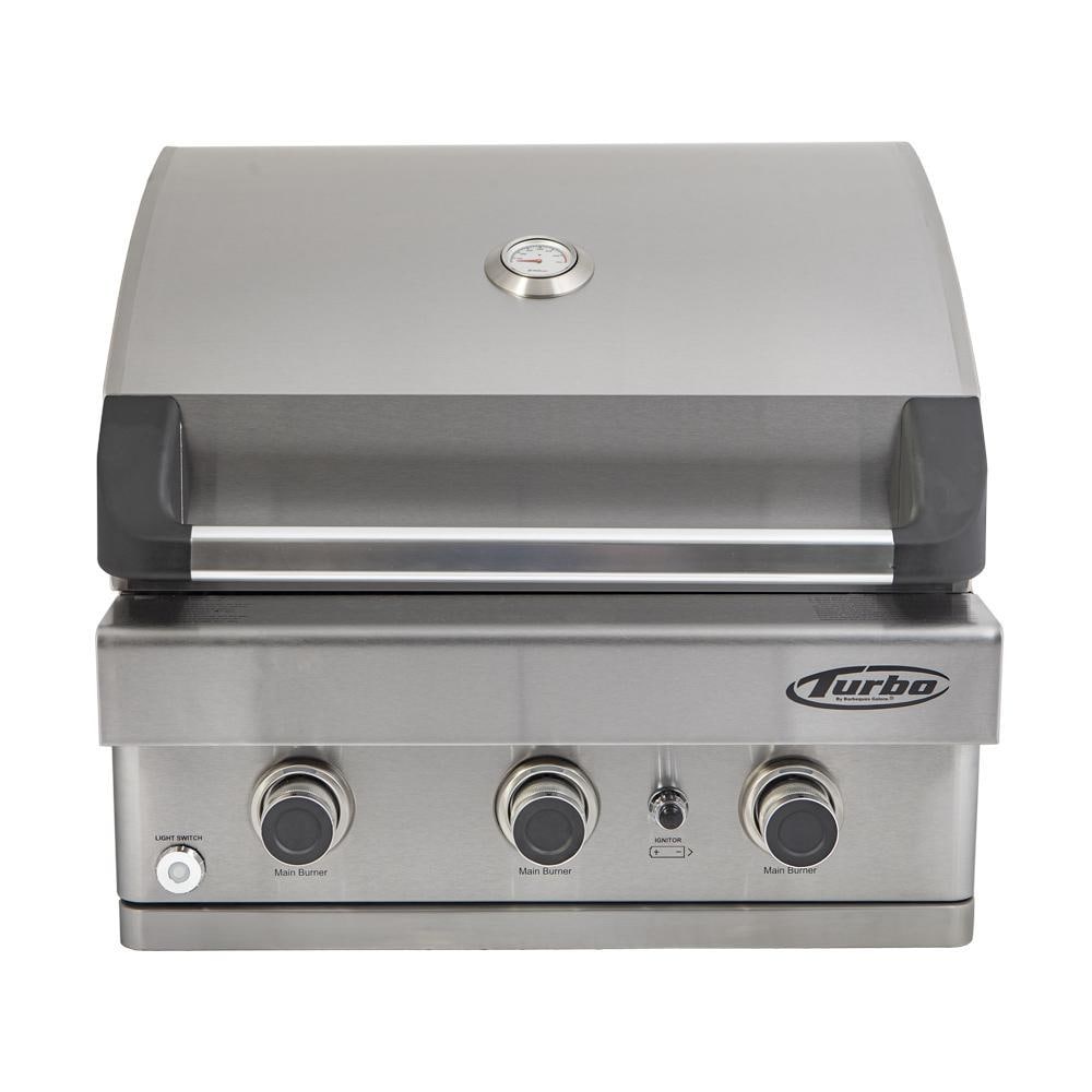 Turbo 26-Inch 3-Burner Built-In Natural Gas Grill - BTH2621BNG - Image 1