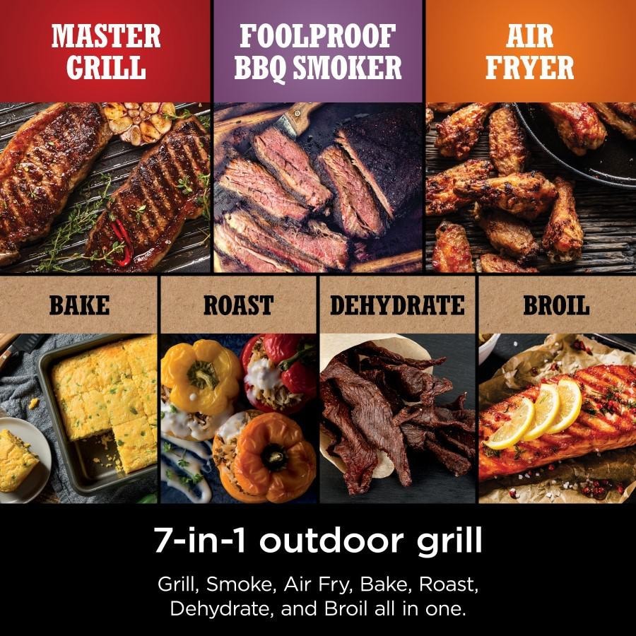 Ninja Woodfire Grill - Charcoal - OG701 - Image 7