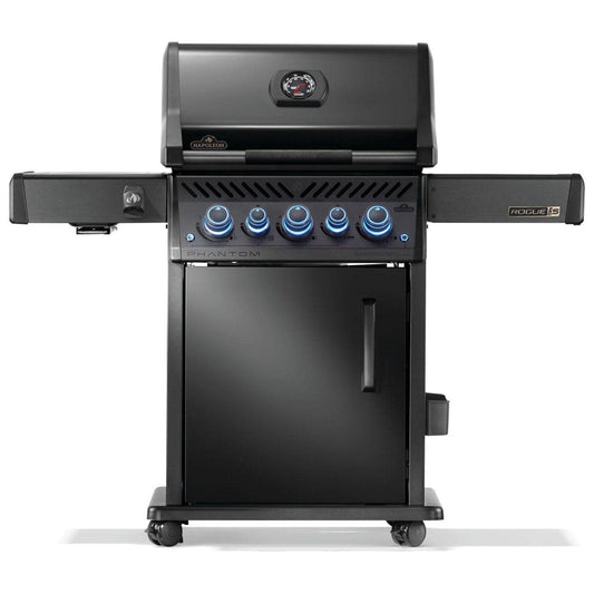 Napoleon Rogue PRO-S Phantom 425 3-Burner Propane Grill w/ Side Burner & SafetyGlow - RPS425RSIBPK-2-PHM - Image 1