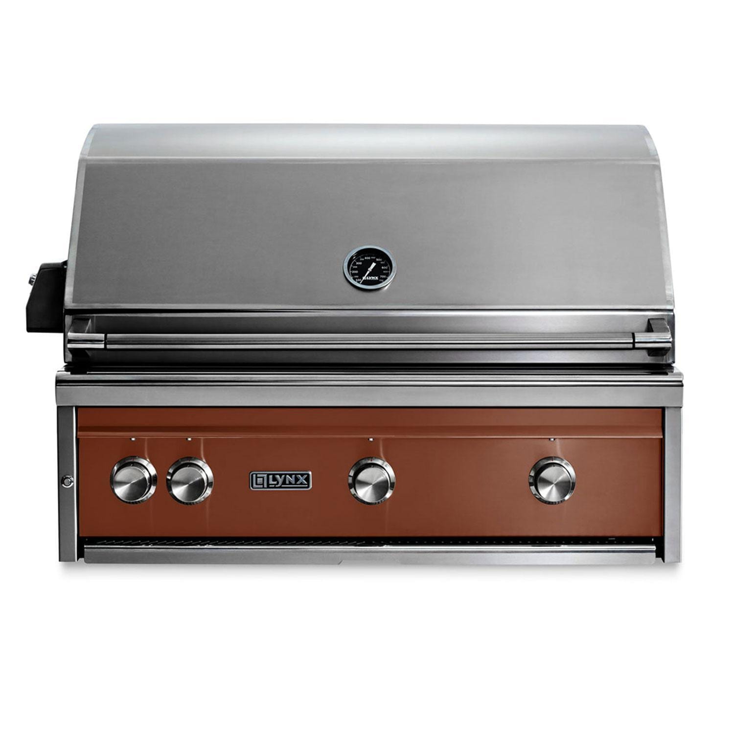 Lynx Professional 36 Inch Built-In All Infrared Trident Natural Gas Grill w/ Rotisserie in Sierra - L36ATR-SING - Image 1