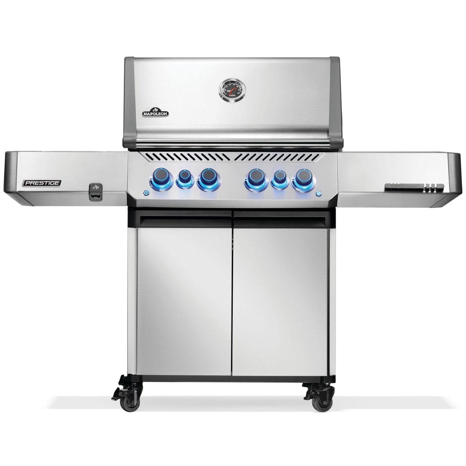 Napoleon Prestige 500 4-Burner Natural Gas Grill w/ Rotisserie & Side Burner - P500VRSIBNSS - Image 1