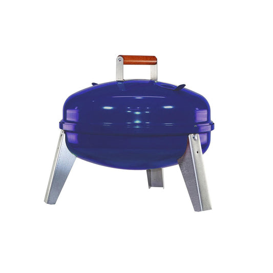 Americana 21-Inch Painted Steel Wherever Portable Charcoal/Electric Grill - Ocean Blue By Meco - 2130.4.201 - Image 1