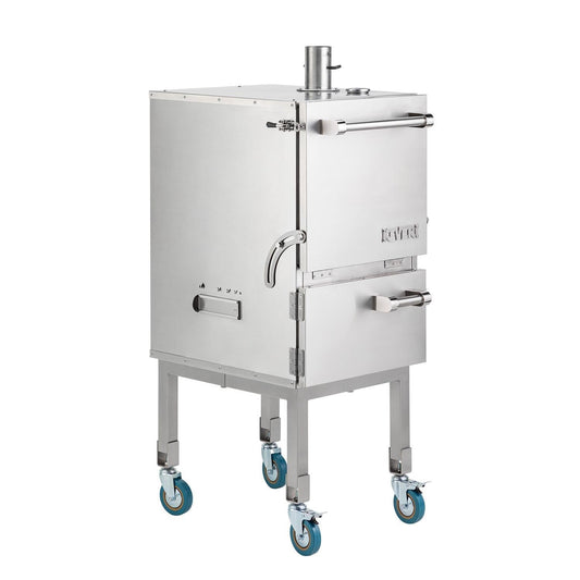 Keveri H1 Inox Vertical Muti-Purpose Charcoal Oven - Stainless Steel - H1SS - Image 1