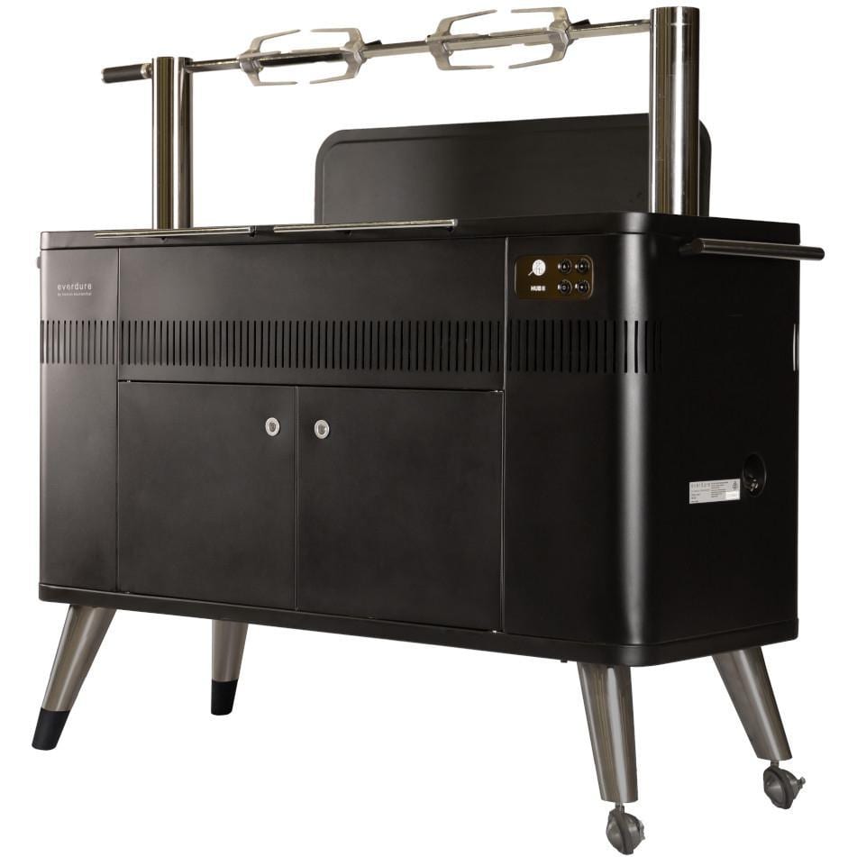 Everdure HUB II 54-Inch Charcoal Grill With Rotisserie & Electronic Ignition - HBCE3BUS - Image 1