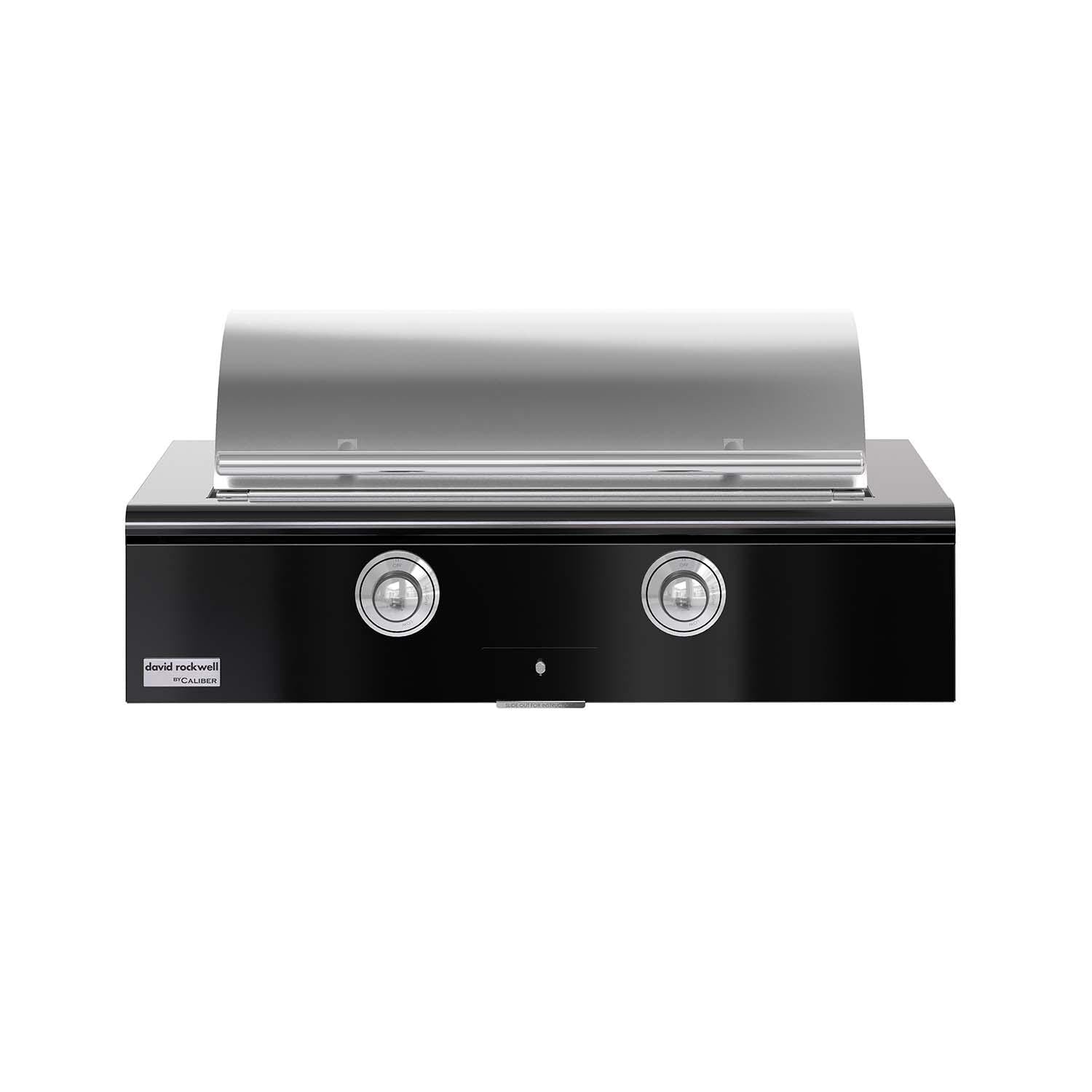 Caliber 42-in Natural Gas Built-In Rockwell Grill - Gloss Black w/ Chrome Hardware - CRG-42BN00-A-044-H02 - Image 3