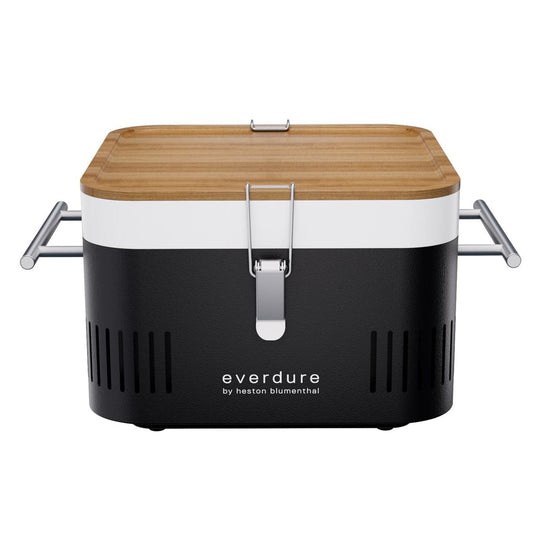 Everdure CUBE 17-Inch Portable Charcoal Grill - Black - HBCUBEBUS - Image 1