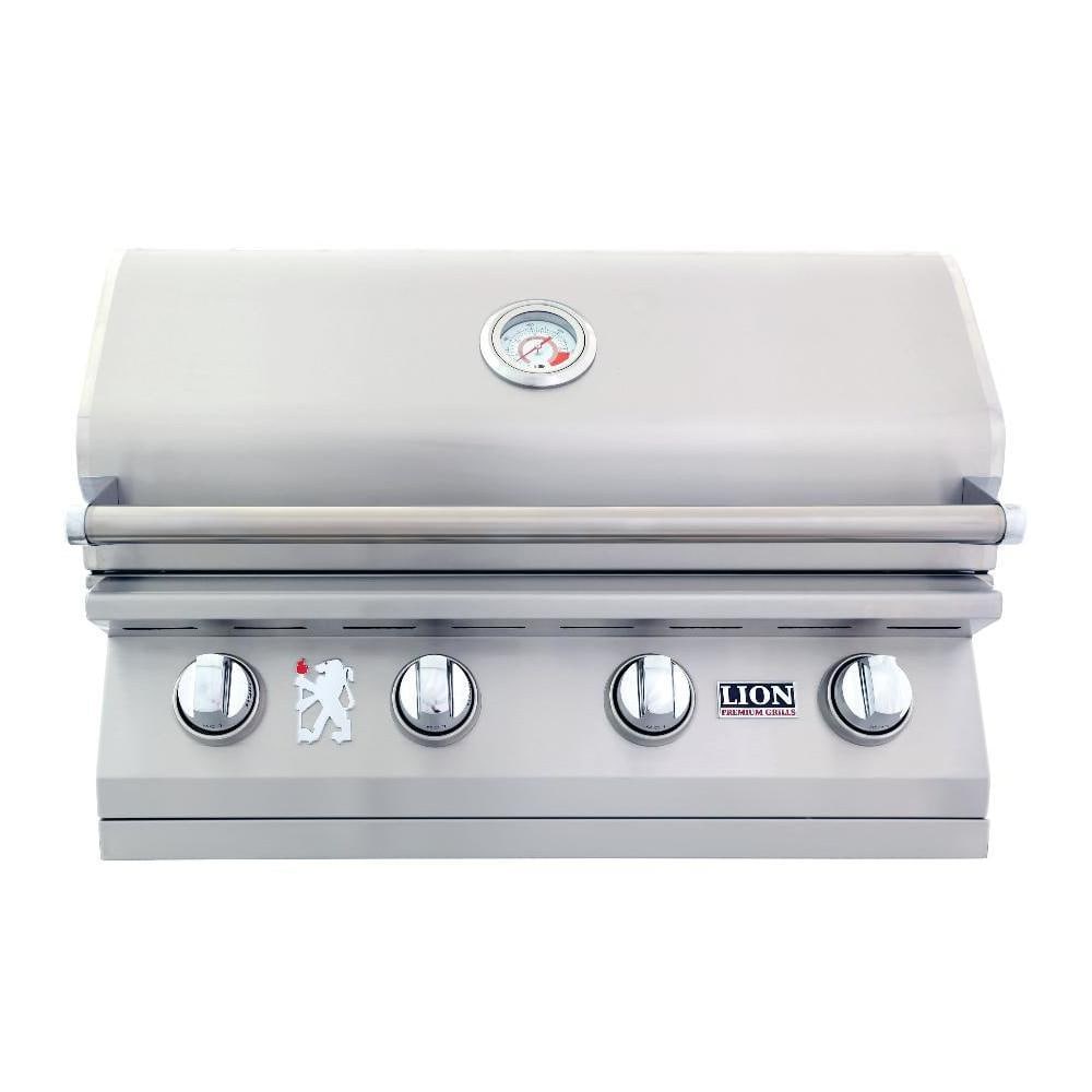 Lion L60000 32-Inch 4-Burner Stainless Steel Built-In Natural Gas Grill - 65623 - Image 1