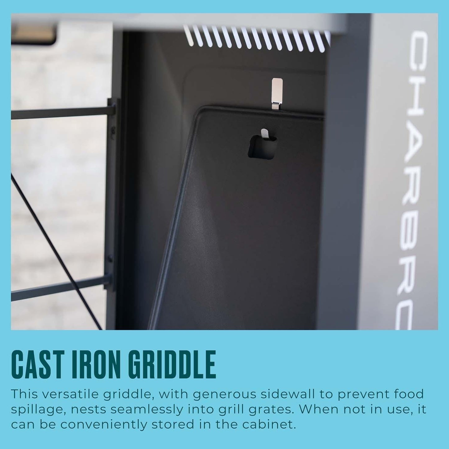 Charbroil Performance Series 6-Burner Propane Gas Grill Cabinet - Grey & Stainless - 463286125