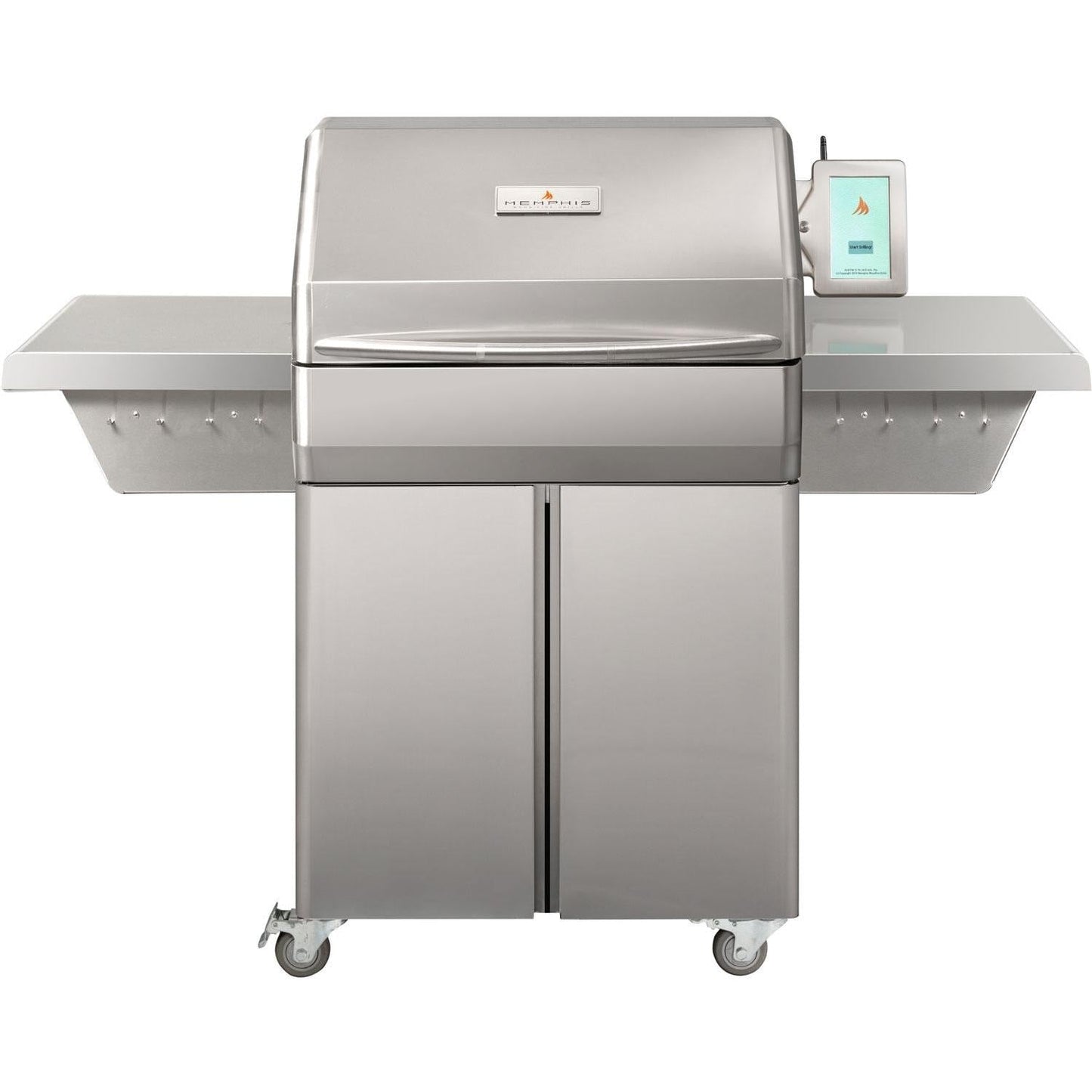 Memphis Grills Pro ITC3 Wi-Fi Monitored 28-Inch 304 Stainless Steel Pellet Grill - VG0001S - Image 1