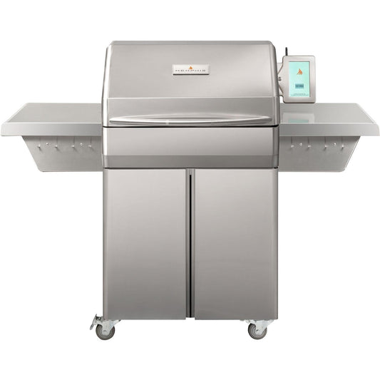 Memphis Grills Pro ITC3 Wi-Fi Monitored 28-Inch 304 Stainless Steel Pellet Grill - VG0001S - Image 1