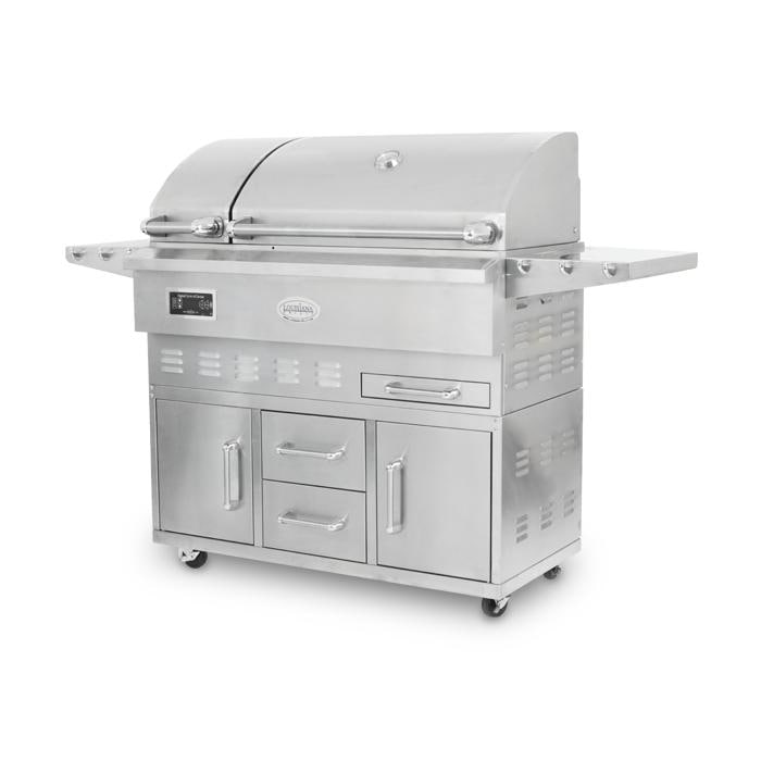 Louisiana Grills Estate Series 860 sq in 304 Stainless Steel Pellet Grill w/ Full Lower Cabinet- LG ESTATE 860C - Image 2