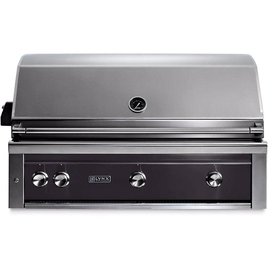 Lynx Professional 36 Inch Built-In All Infrared Trident Natural Gas Grill w/ Rotisserie in Obsidian - L36ATR-OBNG - Image 1