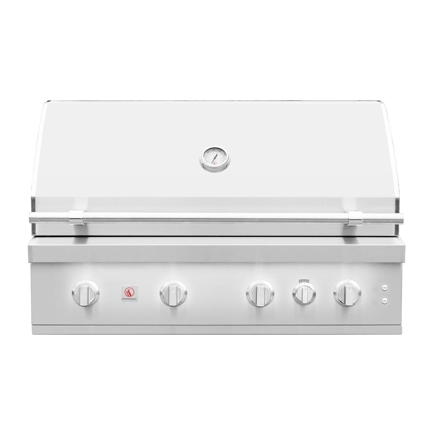Summerset Quest 42-in 3 Burner Built-In Natural Gas Grill w/ Rear Infrared Burner, Rotisserie Kit, & Drop-In Griddle Plate - QST42-NG - Image 18