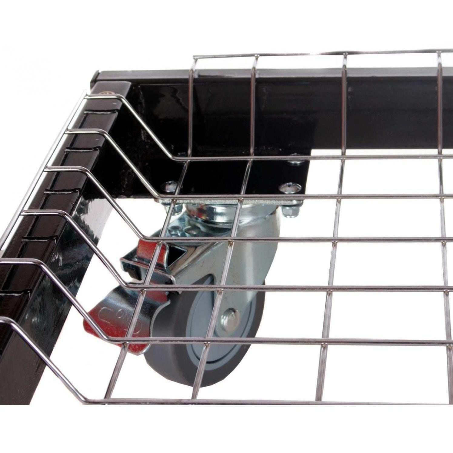 Primo Oval Large 300 Ceramic Kamado Grill On Steel Cart With 2-Piece Island Side Shelves And Stainless Steel Grates - PGCLGH (2021) - Image 4