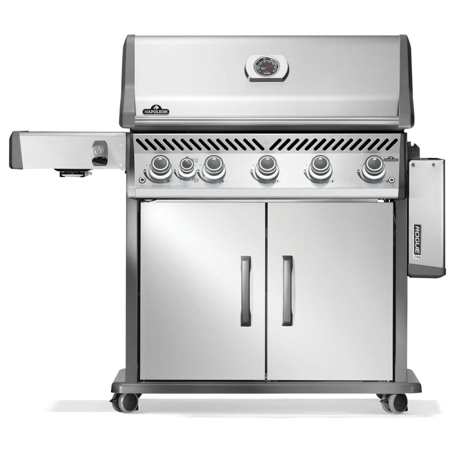 Napoleon Rogue PRO 625 5-Burner Natural Gas Grill w/ Side Burner - RP625SIBNSS-2 - Image 10