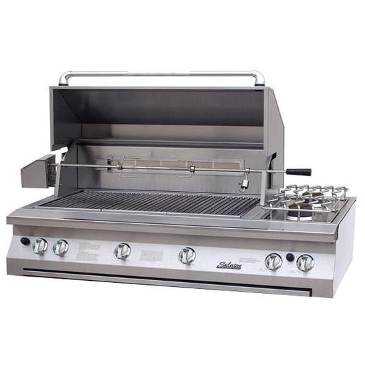Solaire 56 Inch Built-In All Infrared Propane Gas Grill With Rotisserie & Double Side Burner - SOL-AGBQ-56IR-LP - Image 1