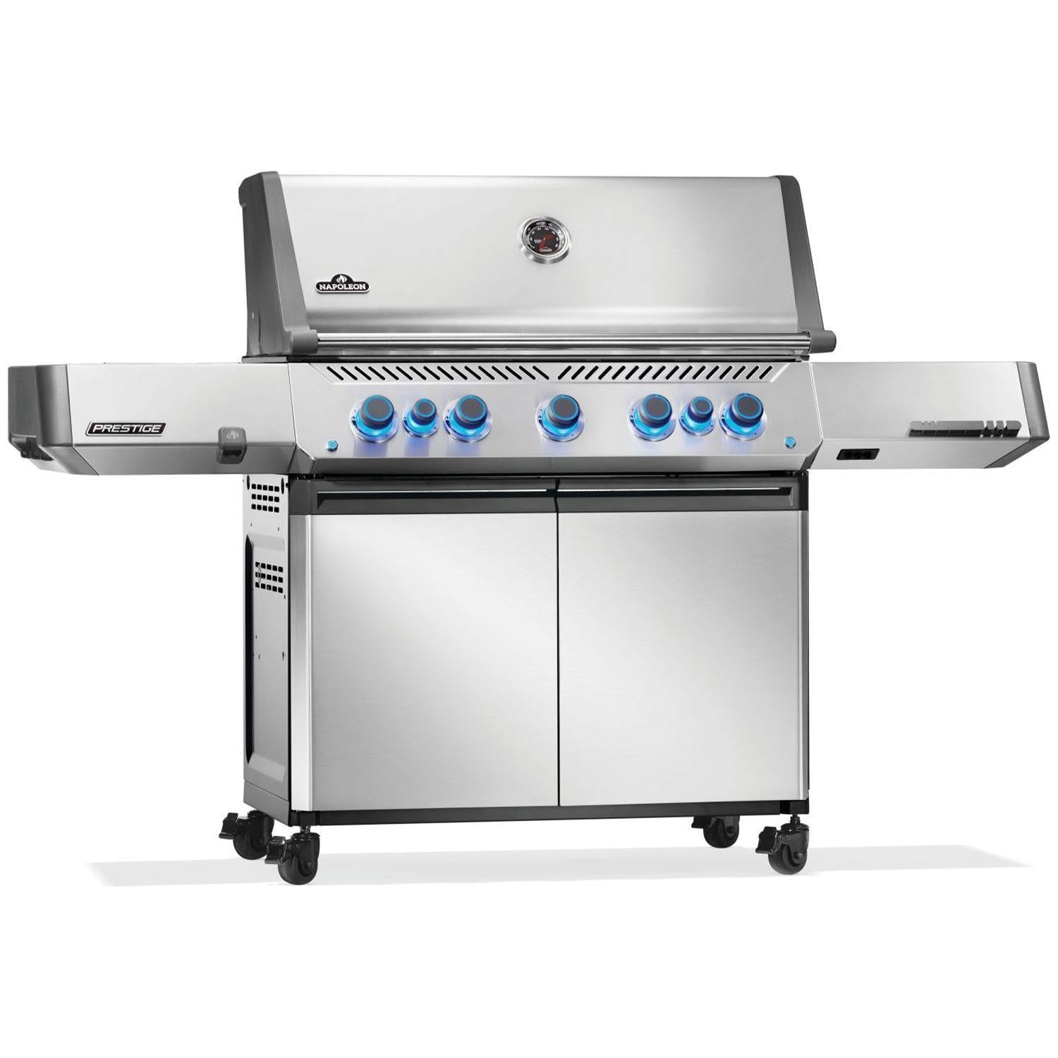 Napoleon Prestige 665 5-Burner Natural Gas Grill w/ Rotisserie & Side Burner - P665VRSIBNSS - Image 7
