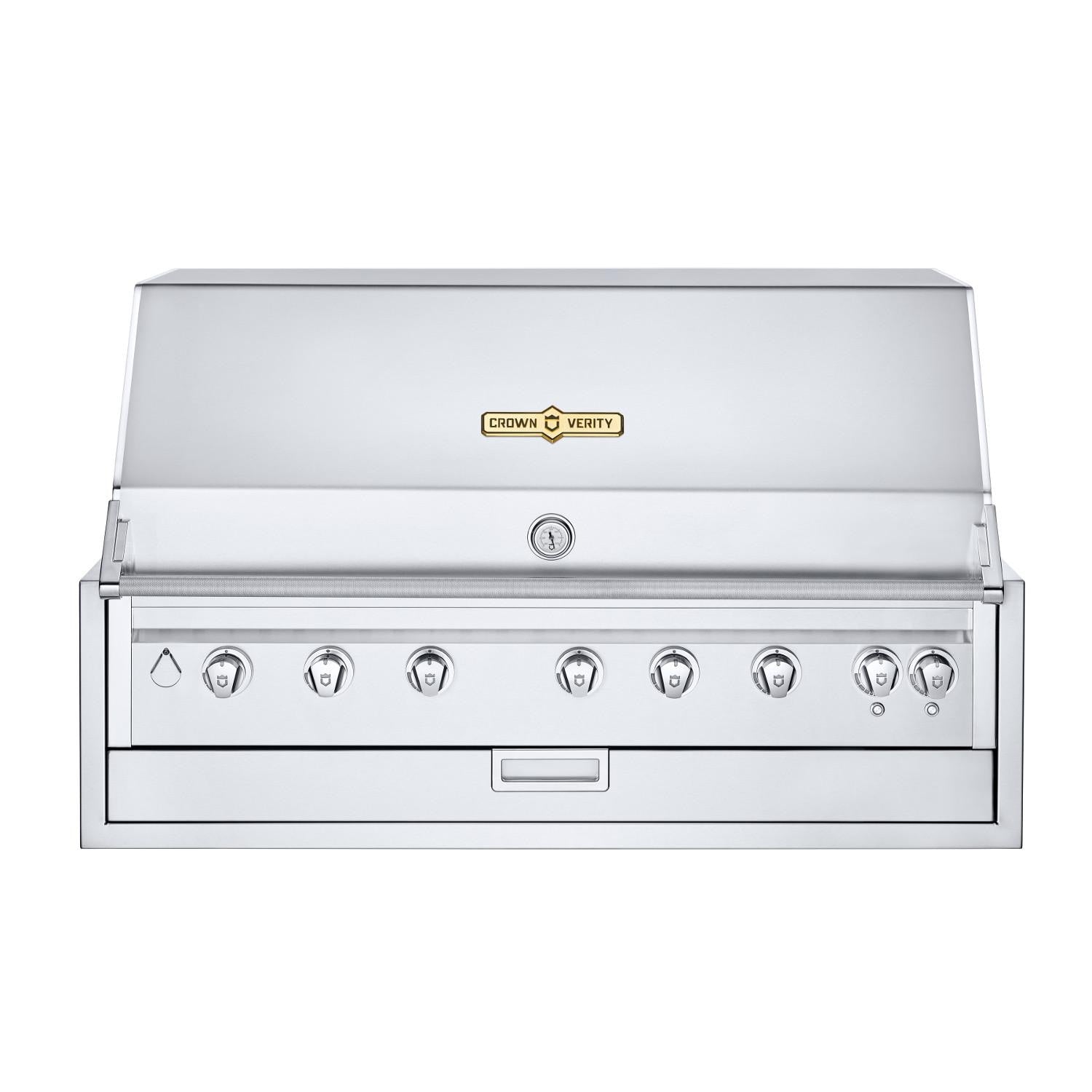 Crown Verity Infinite Series 48-Inch Built-In Natural Gas Grill W/ Lights - IBI48NG-LT - Image 1
