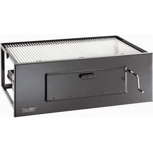 Fire Magic Lift-A-Fire Built-In Charcoal Grill - Large - Image 1