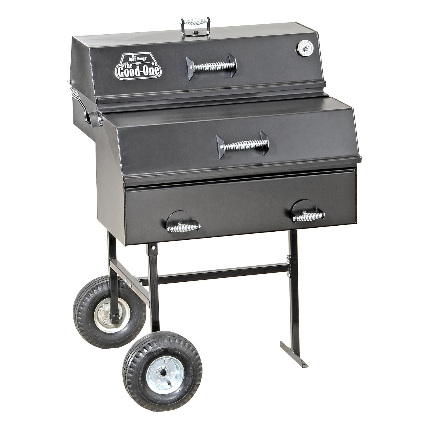 The Good-One Open Range Gen III 36-Inch Freestanding Charcoal Smoker - 06300AOH - Image 1