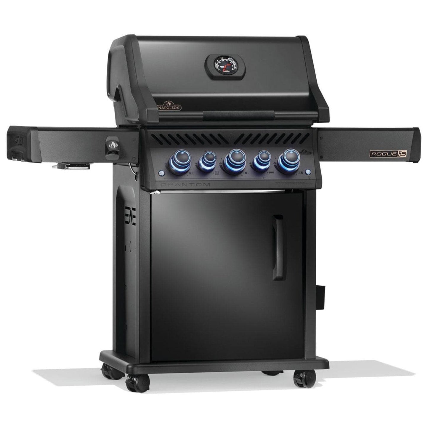 Napoleon Rogue PRO-S Phantom 425 3-Burner Propane Grill w/ Side Burner & SafetyGlow - RPS425RSIBPK-2-PHM - Image 8