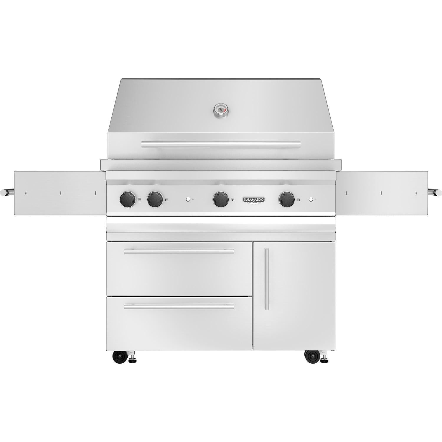 Kalamazoo K42DT Freestanding Echo Gas Grill - Bulk Propane - Marine-Grade - K42DT-1-2-NA-LPBLK-M6 - Image 1