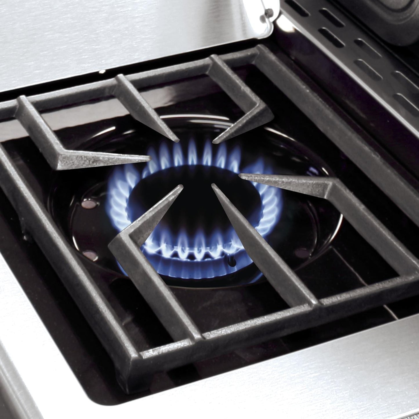 Broil King Imperial 490 4-Burner Built-In Natural Gas Grill With Rotisserie & Side Burner - Stainless Steel - 956087 - Image 11