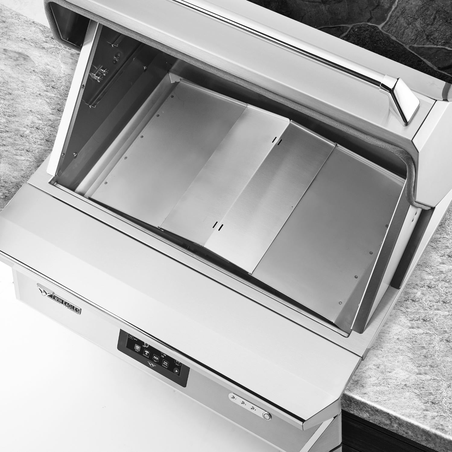 Twin Eagles Wi-Fi Controlled 36-Inch Built-In Stainless Steel Pellet Grill and Smoker with Rotisserie - TEPG36R - Image 5