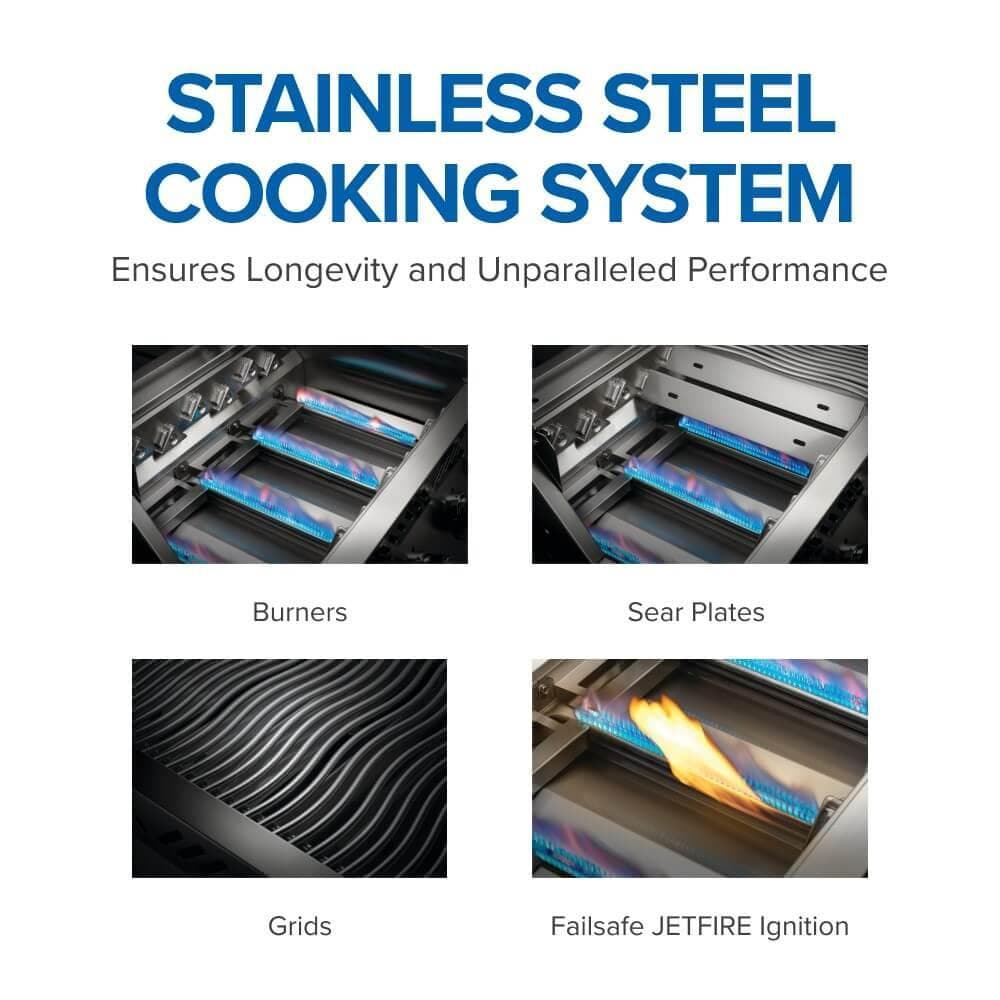 Napoleon 500 Series 4-Burner 32-Inch Built-In Natural Gas Grill - BI32NSS - Image 14