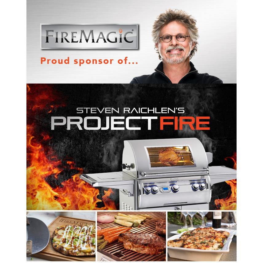 Fire Magic E250s 1800 Watt Electric Grill On Patio Post - E251s-1Z1E-P6 - Image 7