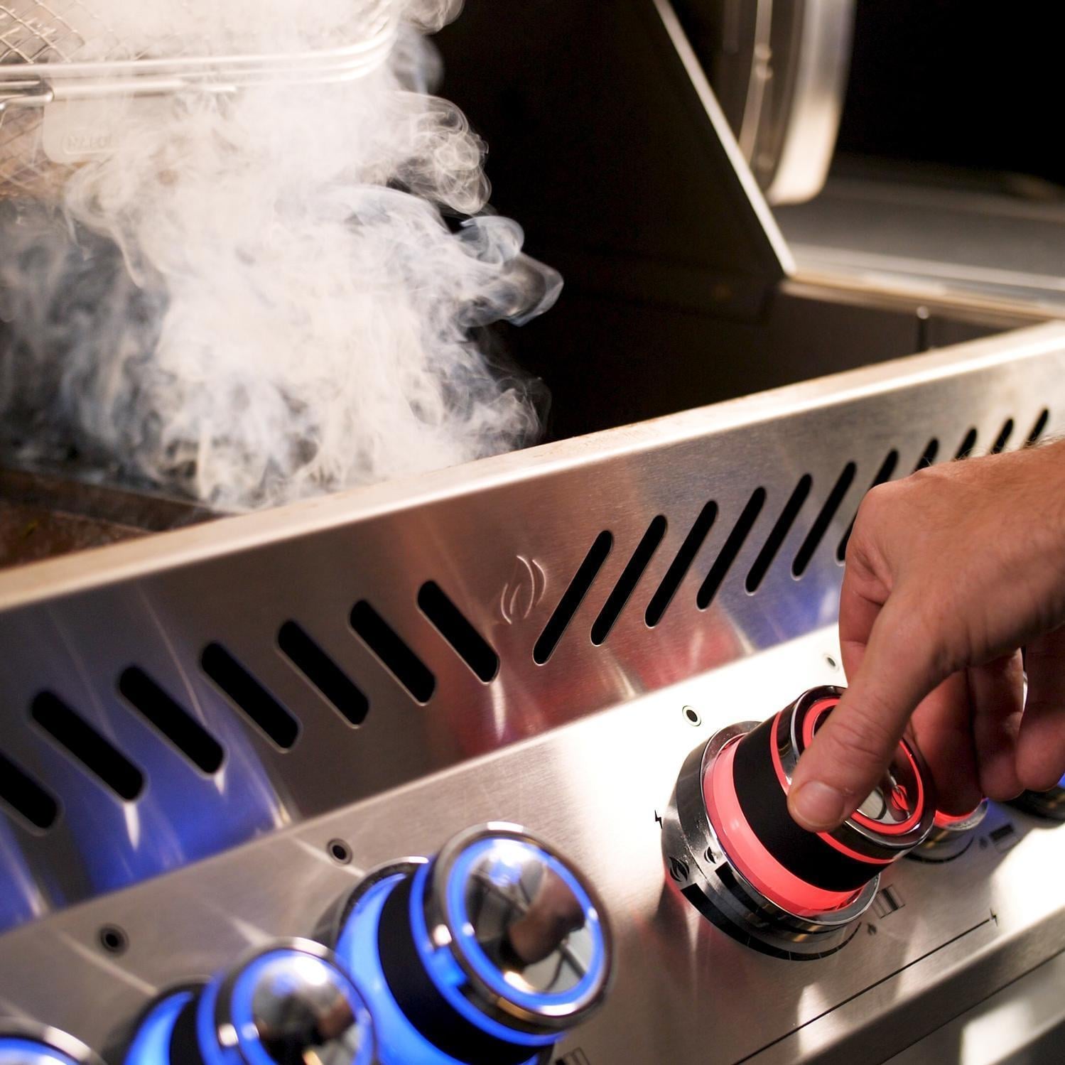 Napoleon Prestige PRO 500 4-Burner Built-in Natural Gas Grill w/ Rotisserie - BIPRO500RBNSS-3 - Image 9
