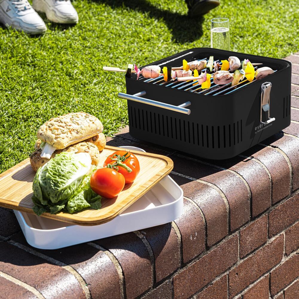Everdure CUBE 17-Inch Portable Charcoal Grill - Black - HBCUBEBUS - Image 8