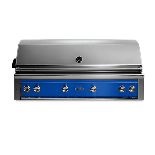 Lynx Professional 54 Inch Built-In Propane Grill w/ One Infrared Trident Burner & Rotisserie in Pacific Blue - L54TR-PBLP - Image 1