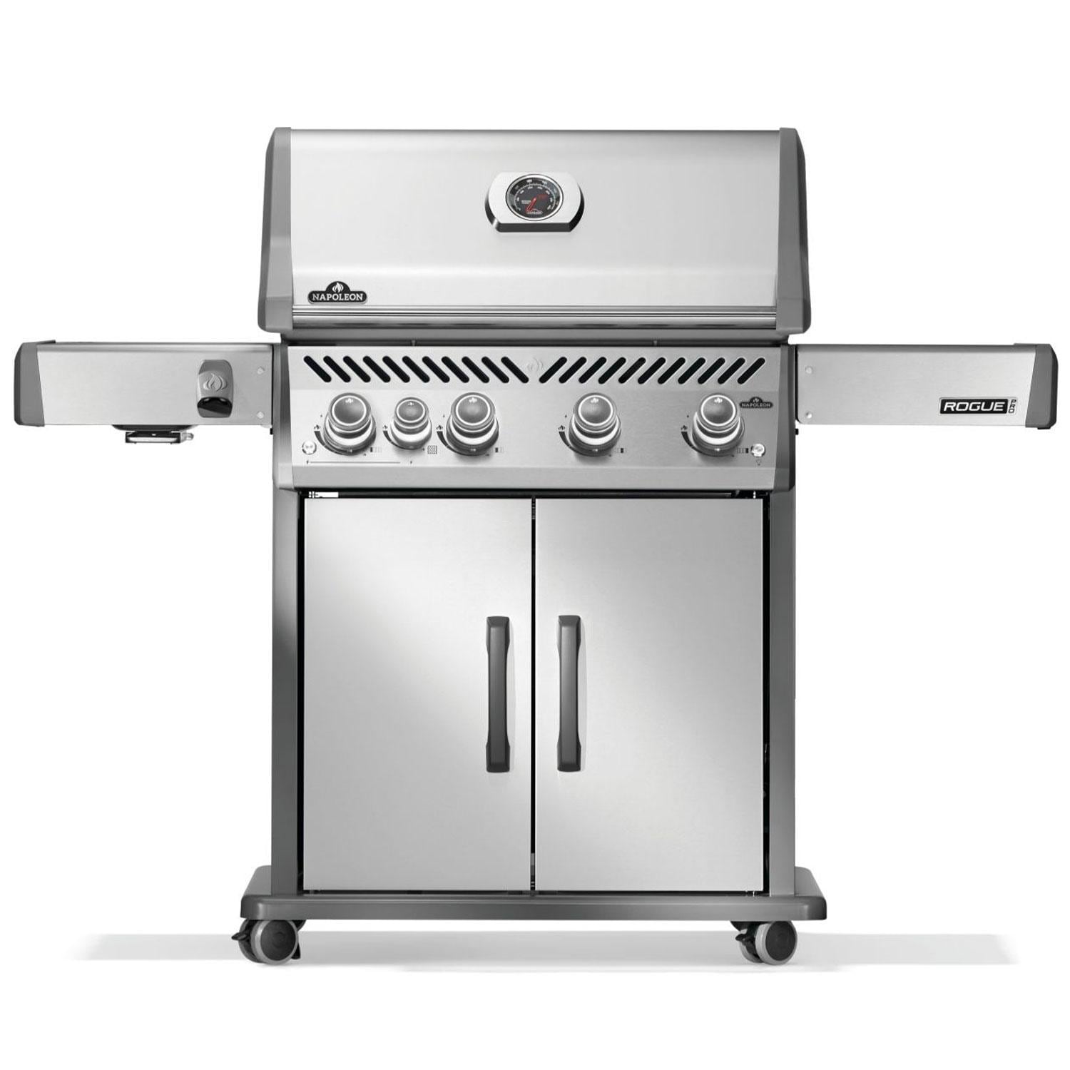Napoleon Rogue PRO 525 4-Burner Propane Grill w/ Side Burner - RP525SIBPSS-2 - Image 1