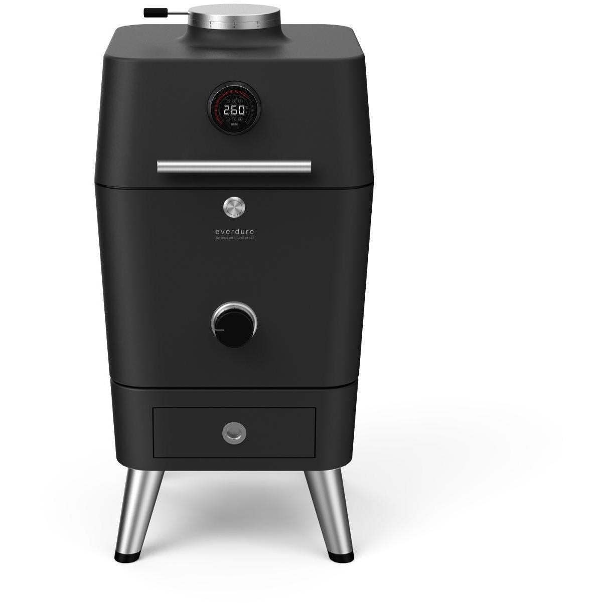 Everdure 4K 21-Inch Charcoal Grill & Smoker - Graphite - HBCE4KGUS - Image 2