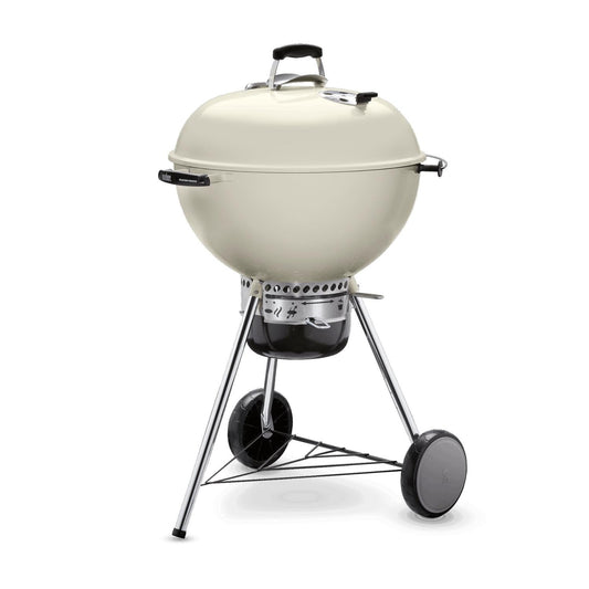 Weber Master Touch 22-Inch Charcoal Grill w/ Gourmet BBQ System Cooking Grate - Ivory - 14505601 - Image 1