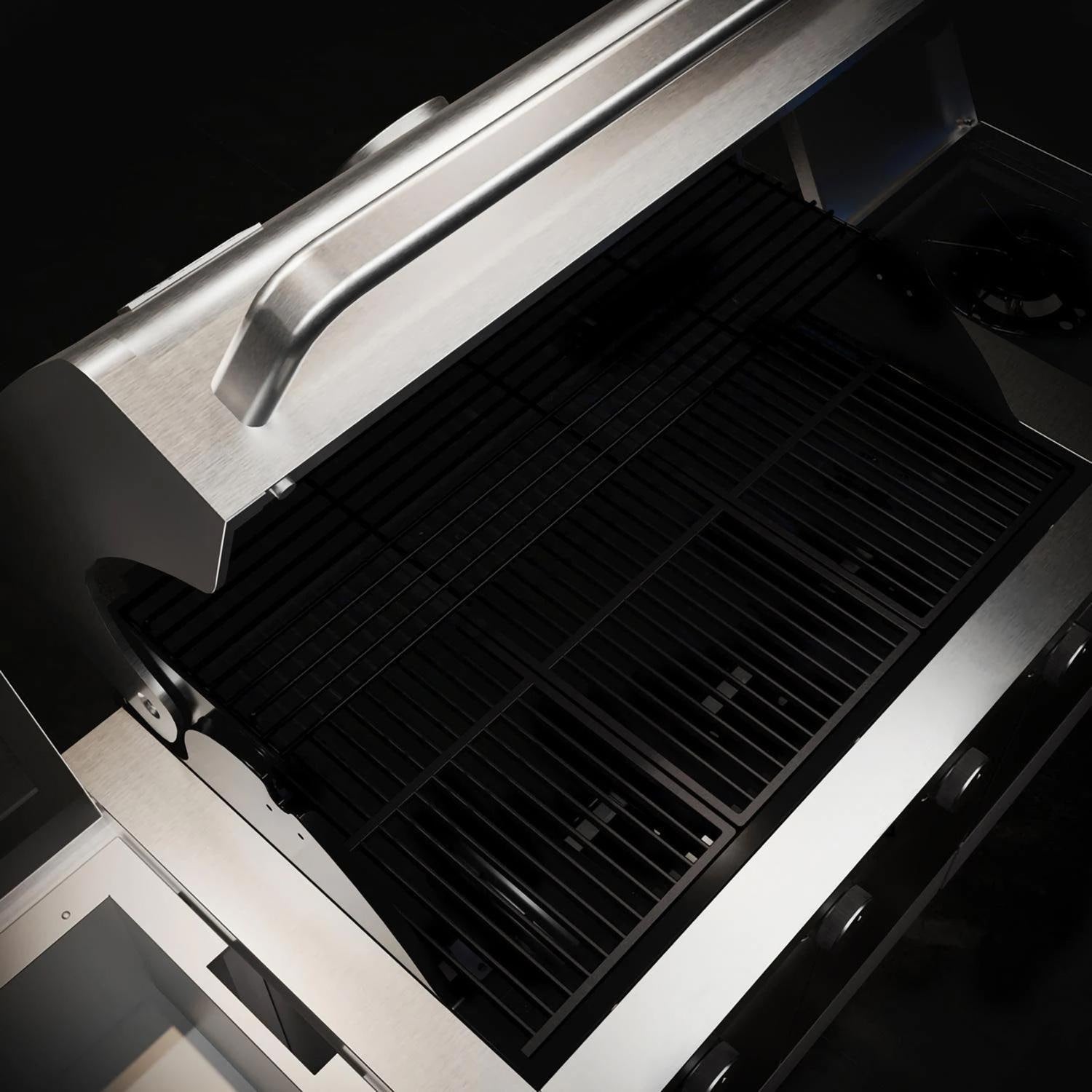 TYTUS Fresno Series 5-Burner Propane Island Grill in Stainless Steel + Ash Stone - TDT-021-0704 - Image 4