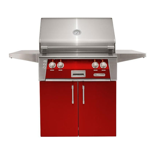 Alfresco ALXE 30-Inch Freestanding Natural Gas Grill With Rotisserie in Carmine Red - ALXE-30C-NG-S3002 - Image 1