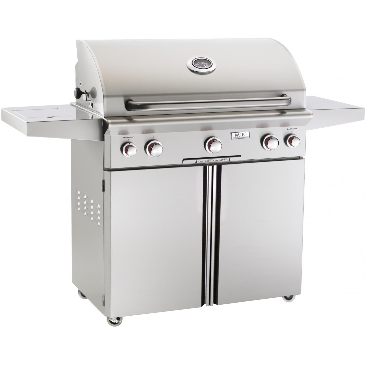 American Outdoor Grill T-Series 36-Inch 3-Burner Propane Gas Grill W/ Rotisserie & Single Side Burner - 36PCT - Image 1
