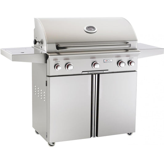 American Outdoor Grill T-Series 36-Inch 3-Burner Propane Gas Grill W/ Rotisserie & Single Side Burner - 36PCT - Image 1