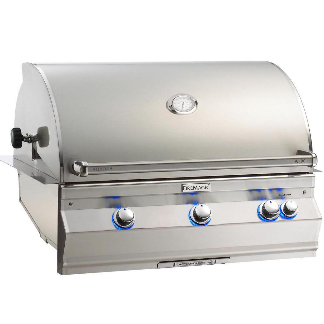 Fire Magic Aurora A790I 36-Inch Built-In Propane Gas Grill With Rotisserie And Analog Thermometer - A790I-8EAP - Image 1