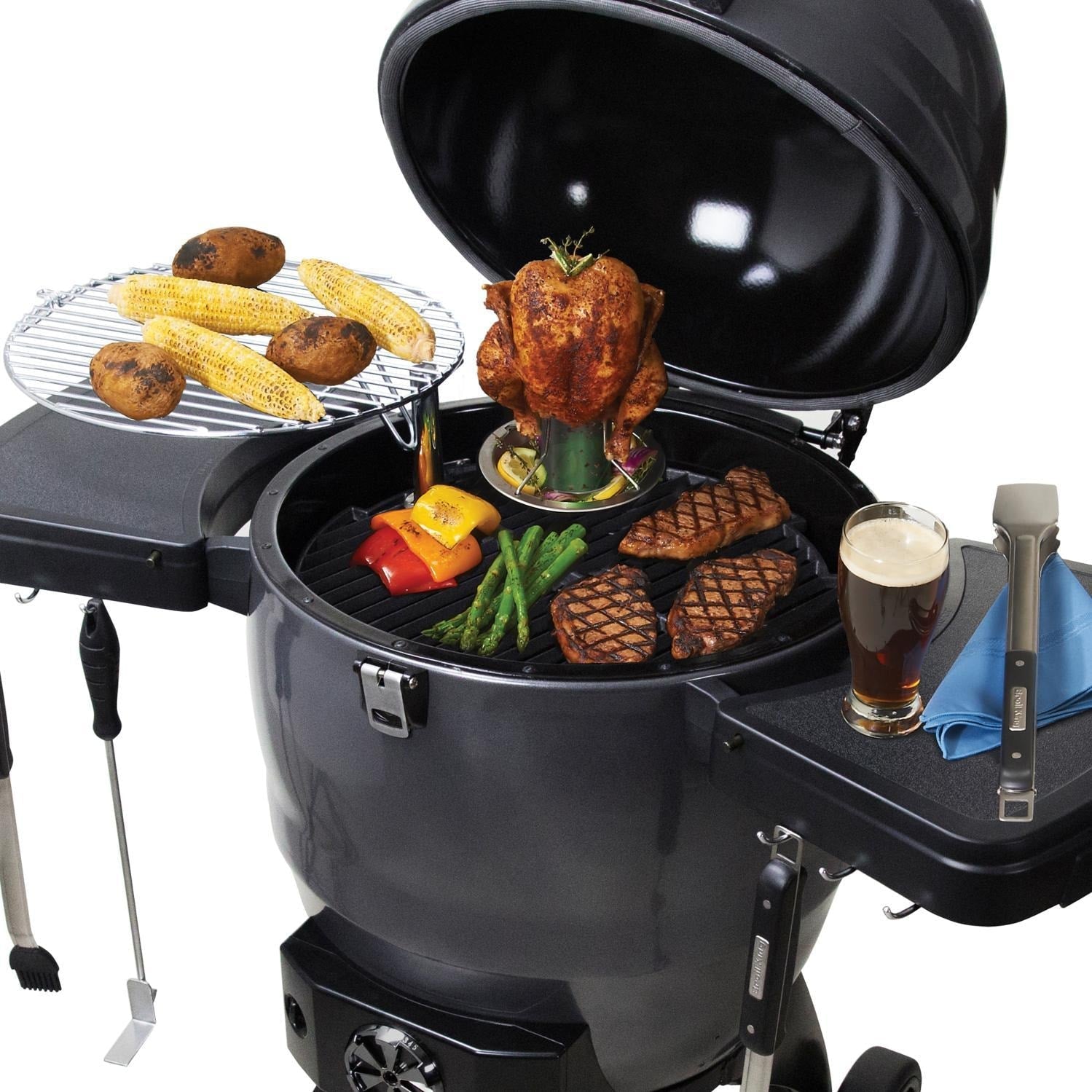 Broil King Keg 5000 Steel Charcoal Kamado Grill - Gray - 911470 - Image 5