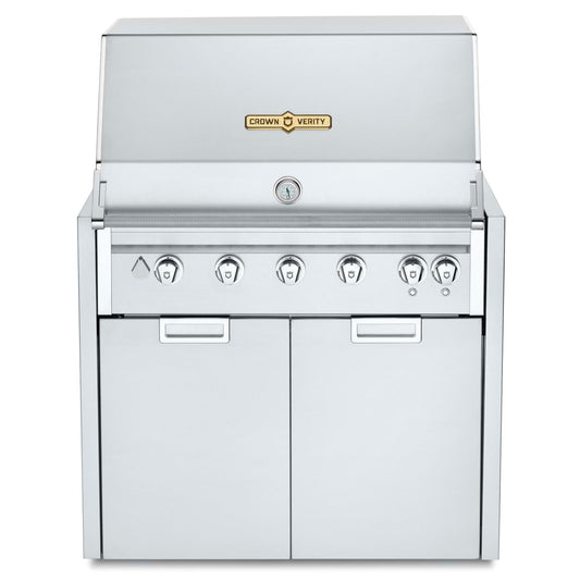Crown Verity Infinite Series 36-Inch Modular Propane Gas Grill W/ Lights - Bulk Tank - IGM36-SIBULK-LT - Image 1