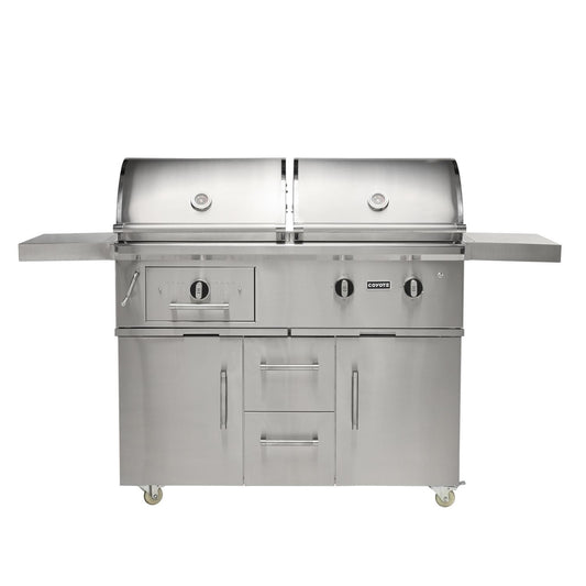 Coyote 50-in Natural Gas / Charcoal Grill - Image 1