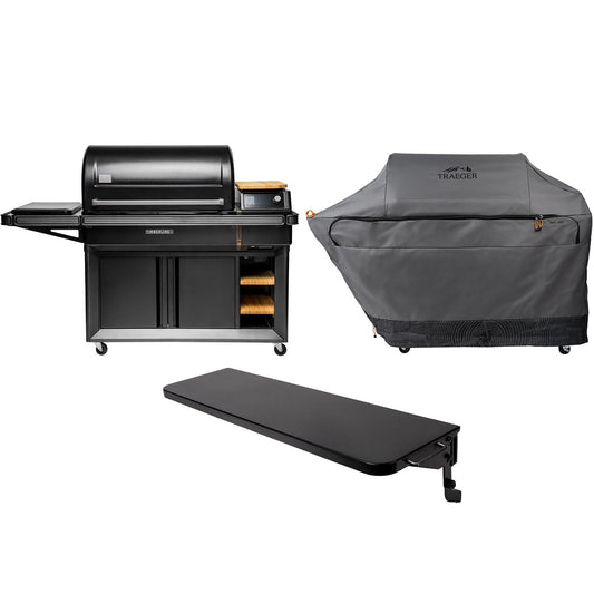 Traeger All-New Timberline XL Wi-Fi Controlled Wood Pellet Grill W/ WiFire - Front Shelf & Grill Cover Included - Image 1
