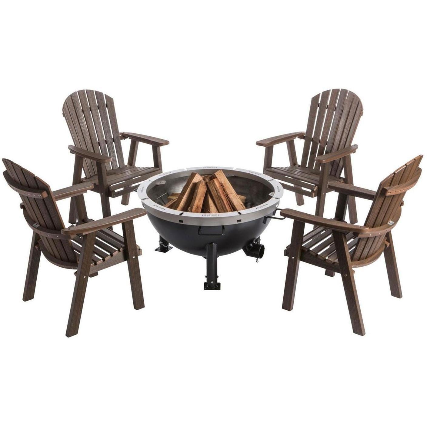 Gather Grills Pioneer 35-Inch Wood Fired Grill W/ Starter Package - P2000-starter-black - Image 5