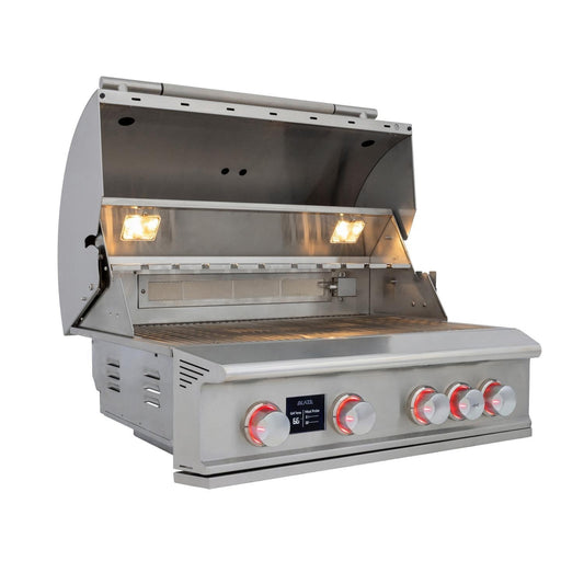 Blaze LTE PRO 32-Inch 4-Burner Built-in Natural Gas Grill w/ Digital Temperature Screen & Rear Infrared Burner - BLZ-4LTEPRO-NG - Image 1